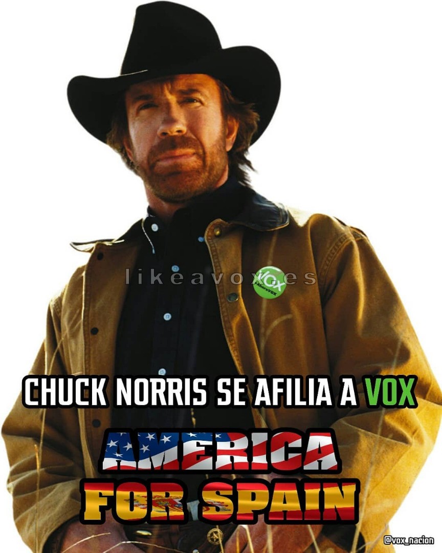 Chuck Norris se afilia a VOX